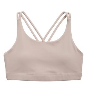 Athleta Girl Upbeat 2.0 Bra in Dessert Rose. Size Large (12).